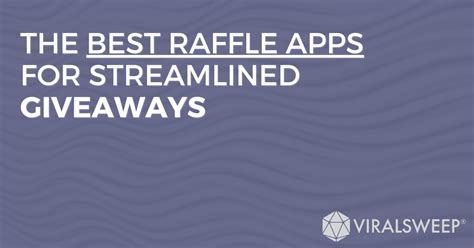 online free raffle app.